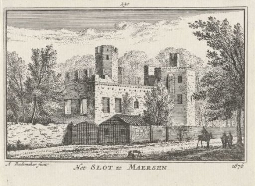 Ruin of Huis Ter Meer near Maarssen, 1676