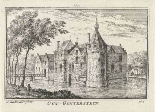 View of Gunterstein Castle, 1611