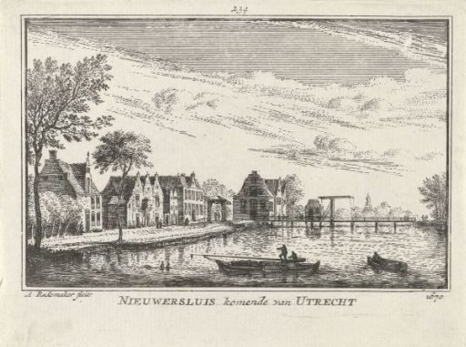 View of Nieuwersluis, 1670