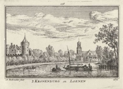 View of Huis Kronenburg and Loenen