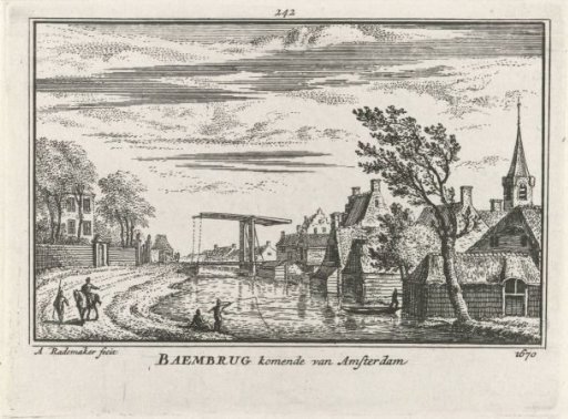View of the village of Baambrugge, 1670