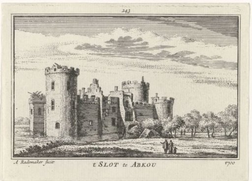 Ruin of the castle at Abcoude