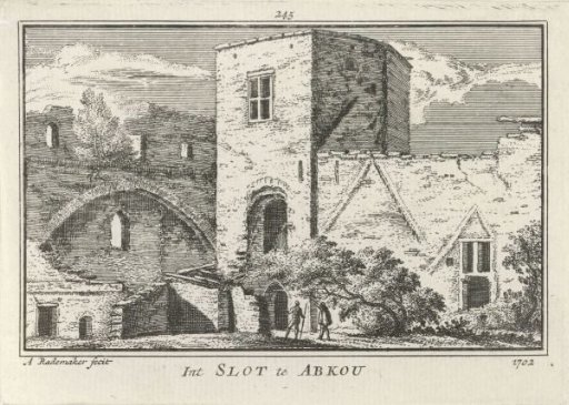 View of the Interior of the Castle at Abcoude
