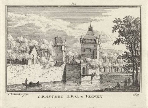 View of Batestein Castle, 1645