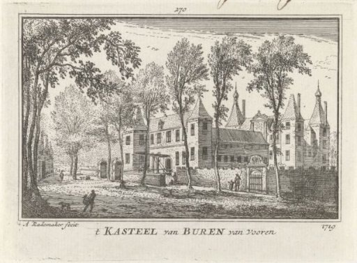 Front Facade of Buren Castle