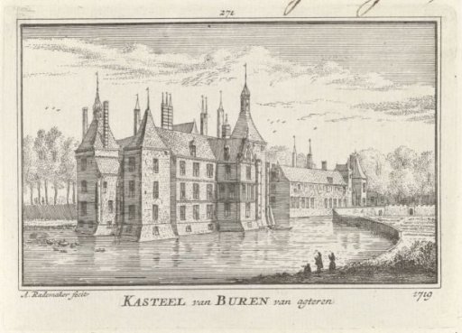 Rear Facade of Buren Castle