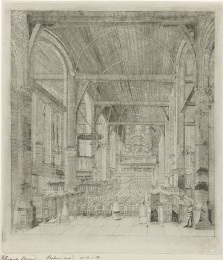 Interior of a Church at Oudewater