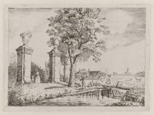 Entrance to the Country Estate 'Nooit Gedacht'