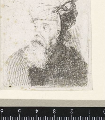 Bust of a Man with a Turban and Beard