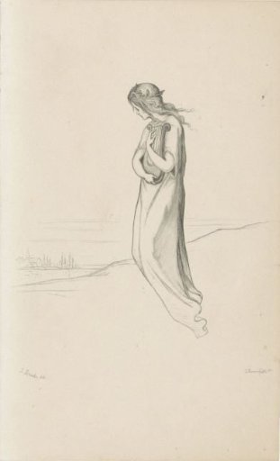 Young Woman with a Lyre