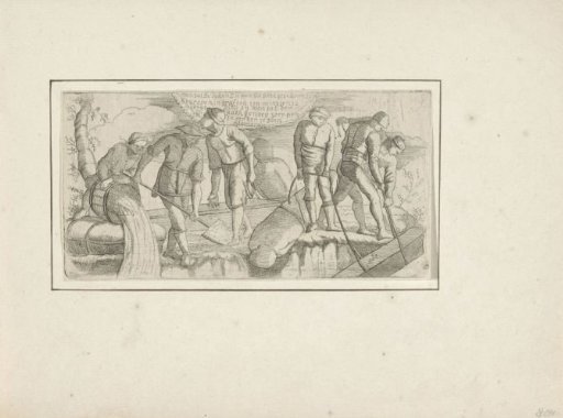 Burial of the bodies of victims of the plague