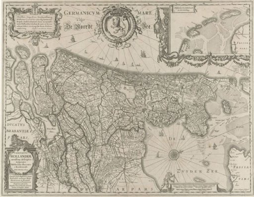 Topographical Map of Holland