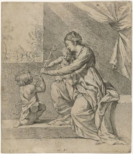Mary with Christ and John the Baptist