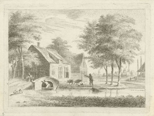 Landscape with a Stone Bridge