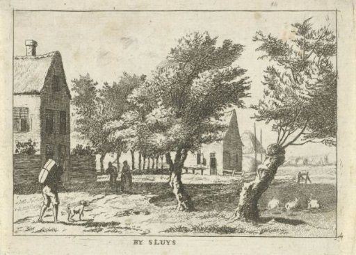 Traveler at a Village