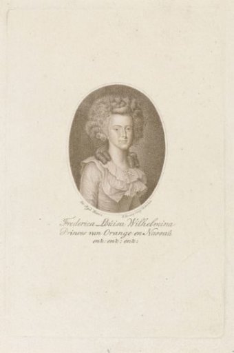 Portrait of Frederica Louisa Wilhelmina, Princess of Orange-Nassau
