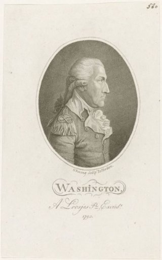 Portrait of George Washington, the first President of the United States