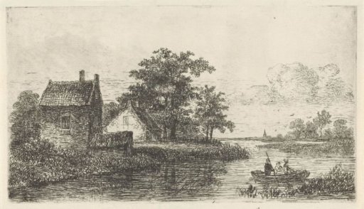 Three men in a boat