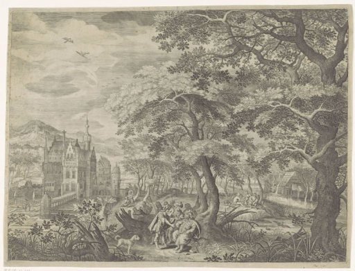 Landscape with David's Men Asking Nabal for Food