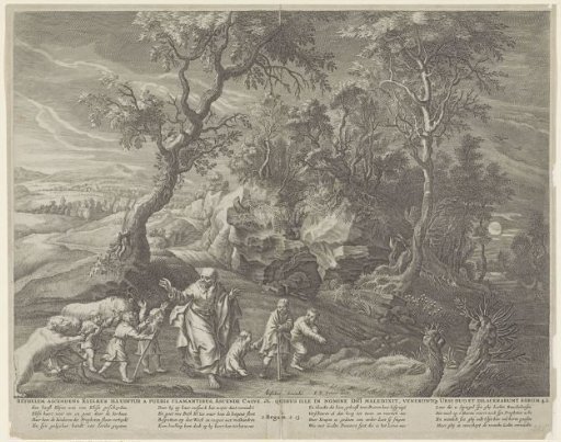 The Punishment of the Children Who Mocked Elisha