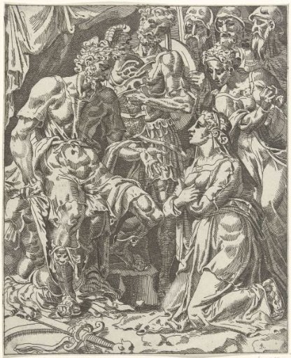 Judit voor Holofernes