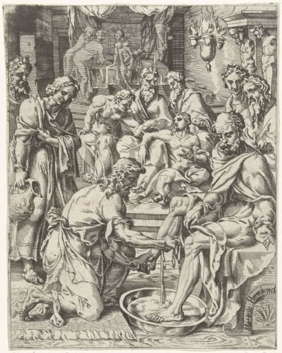 Washing of the feet