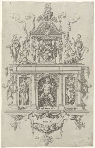 Blazon of the Haarlem Chamber of Rhetoric De Wijngaertrancken