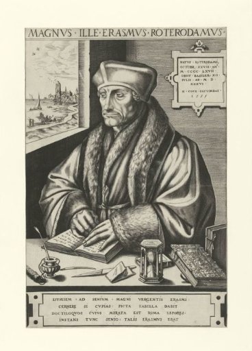 Portrait of Desiderius Erasmus