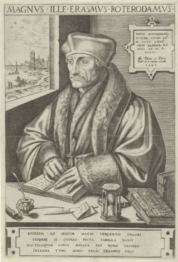 Portrait of Desiderius Erasmus