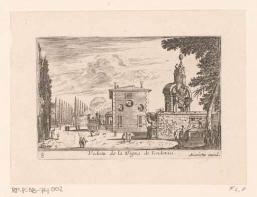 View of the Villa Boncompagni Ludovisi