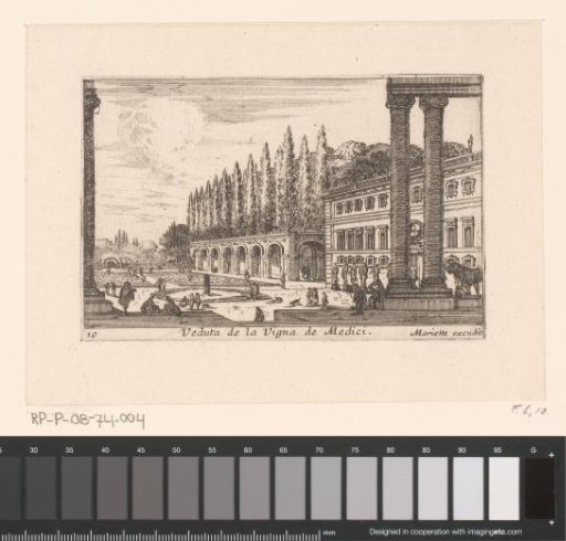 View of the Villa Medici