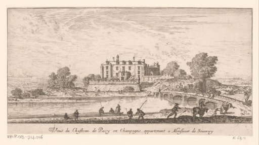 View of the Château de Pacy