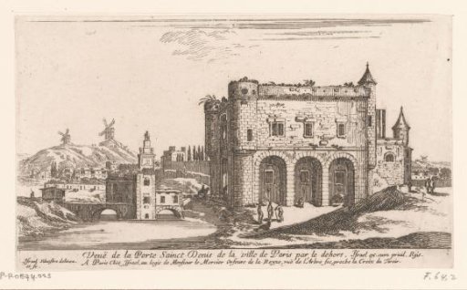 View of the Gate of Saint-Denis