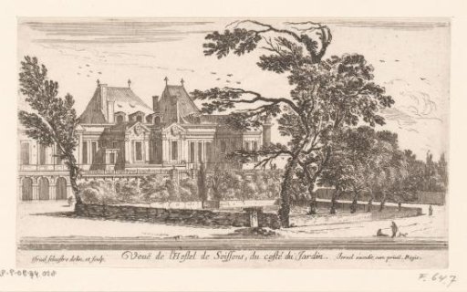 View of the Hôtel de Soissons