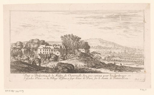 View of the castle of Chantemesle