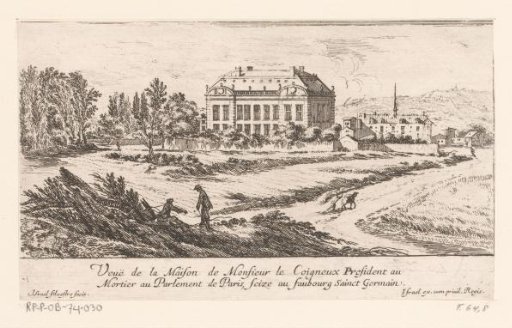 View of the house of Mr. le Coigneux