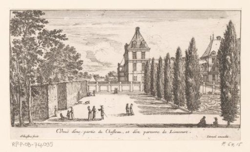 View of a part of Rochefoucauld Castle