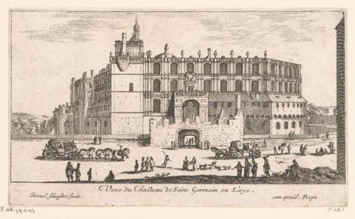View of the castle of Saint-Germain-en-Laye