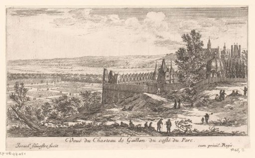 View of the castle of Gaillon