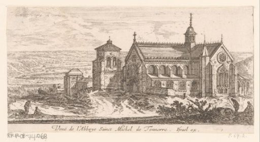 View of the Abbey of Saint-Michel
