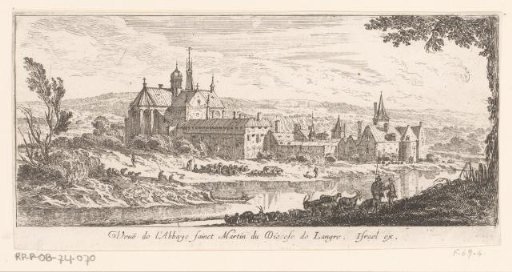 View of the Abbey of Saint-Martin