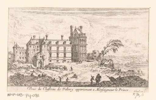 View of the Château de Vallery