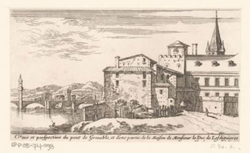 View of a bridge in Grenoble