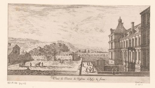 View of the entrance of the castle of Annecy