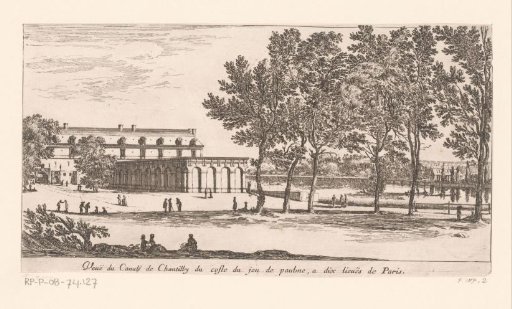 View of the canal of Chantilly