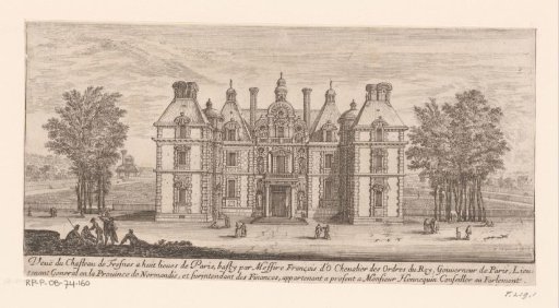 View of the Château of Fresne