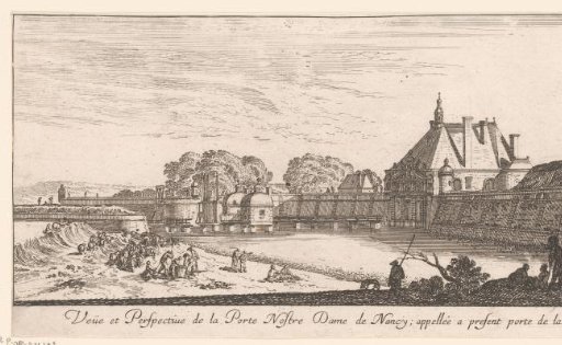 View of the Our Lady's Gate of Nancy