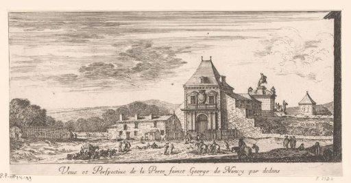 View of the gate of Saint George in Nancy