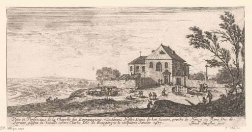 View of the chapel of the Burgundians