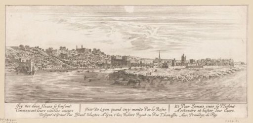 View of Lyon from the Rhine